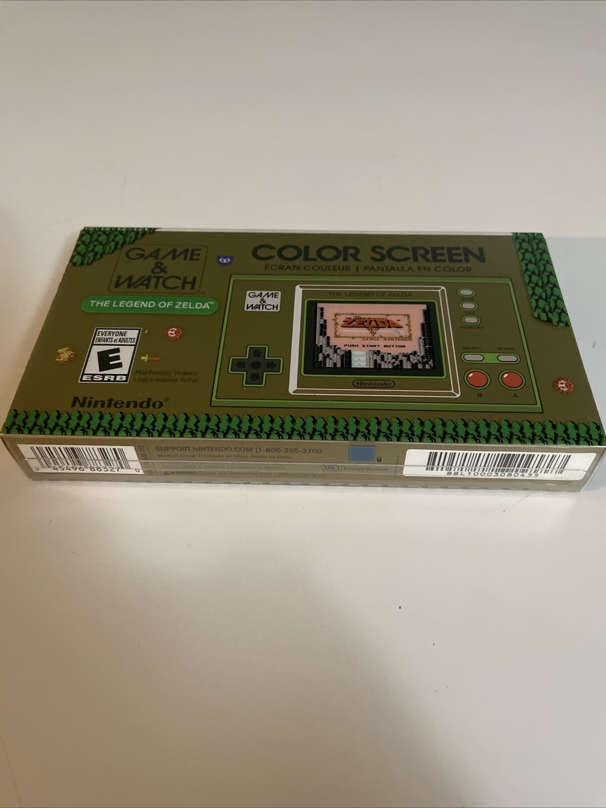 Brand New and Sealed Nintendo Game & Watch The Legend Of Zelda Handheld Console