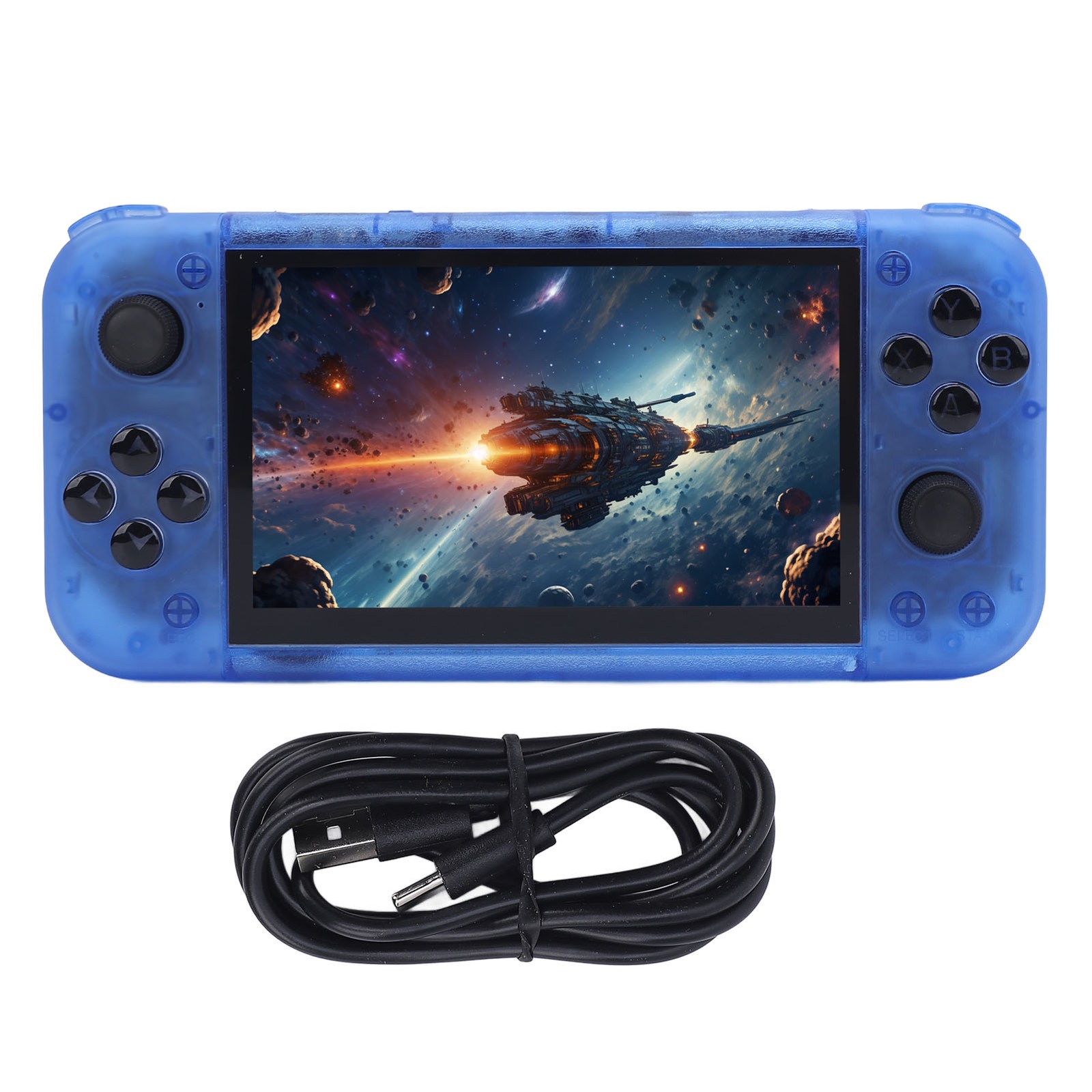 Handheld Retro Game Console 5 Inch IPS Screen 2GB DDR4 USB C Portable Video ZLMM