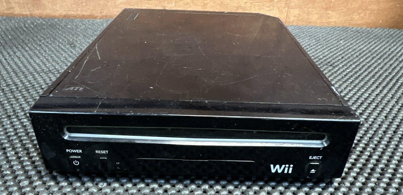 Nintendo Wii Family Edition RVL-101 Black CONSOLE ONLY UNTESTED b-2