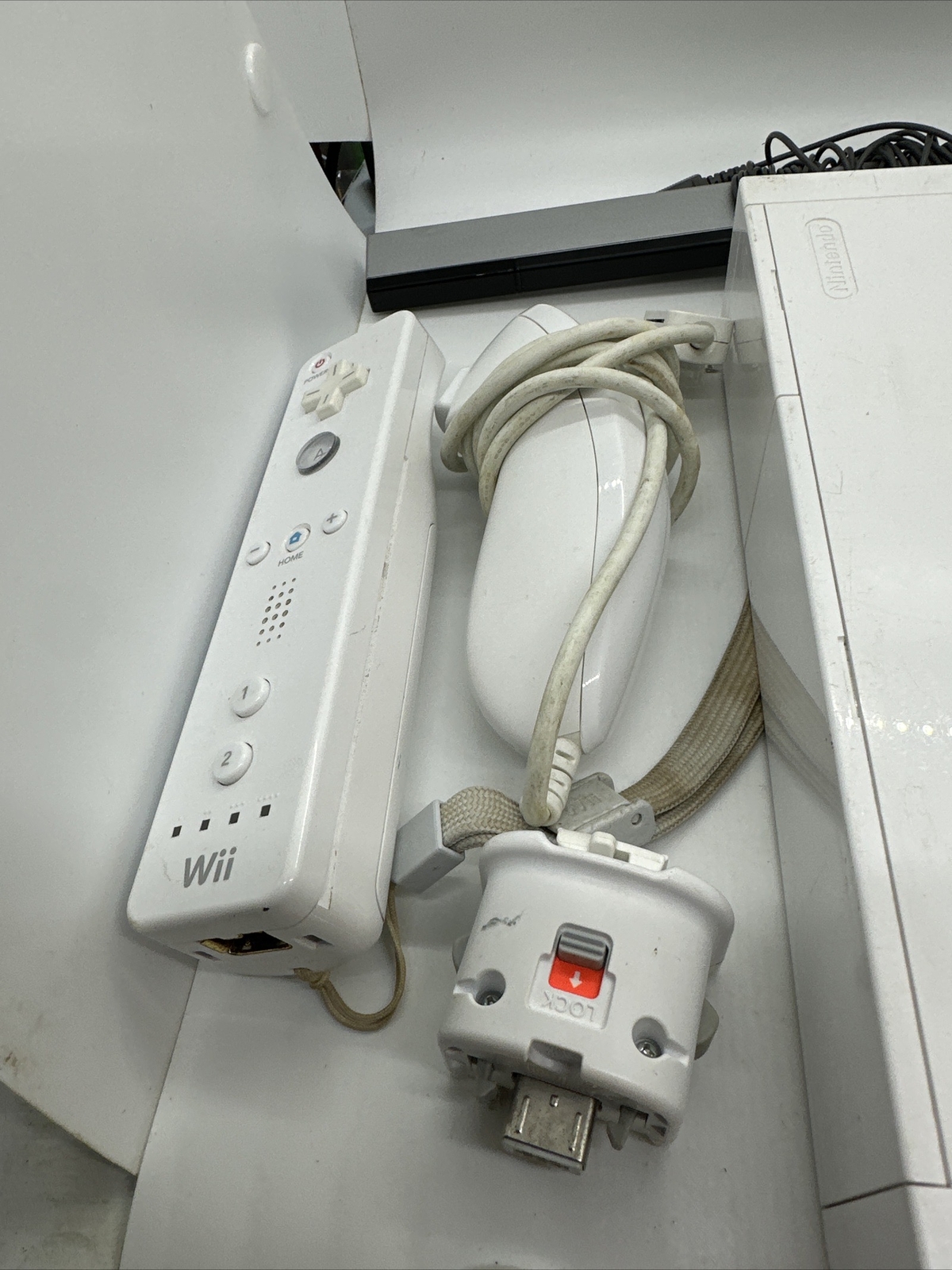 Nintendo Wii Console Motion Plus Bundle RVL-001 GameCube Console *TESTED*