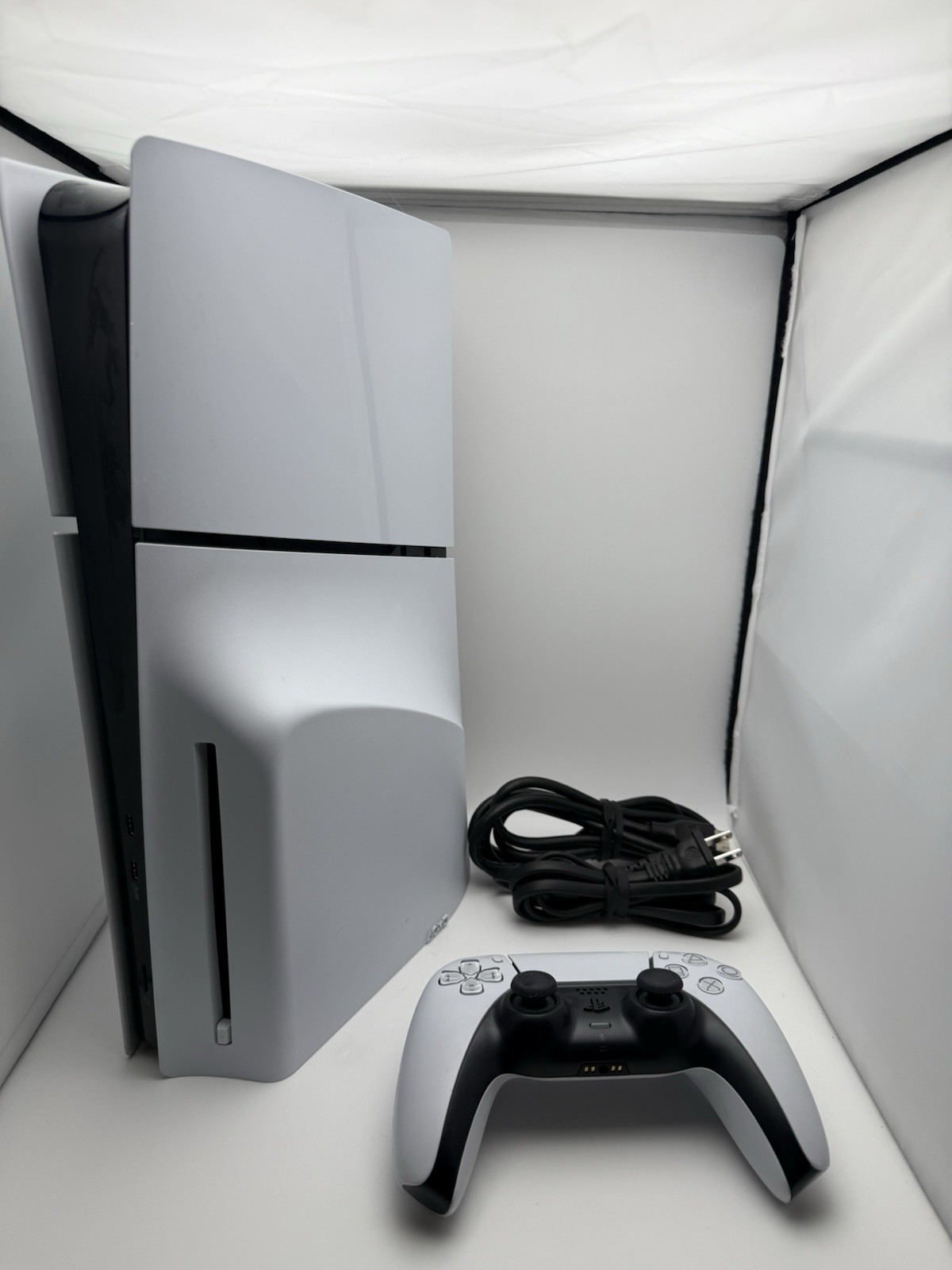 Sony PlayStation 5 Slim Disc Edition PS5 1TB White Console Gaming System