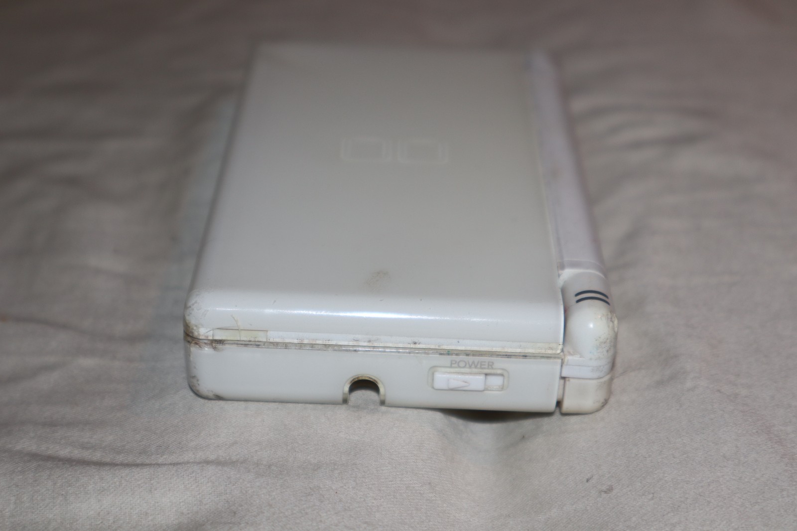 Nintendo DS Lite Handheld Console ONLY- Polar White *READ*