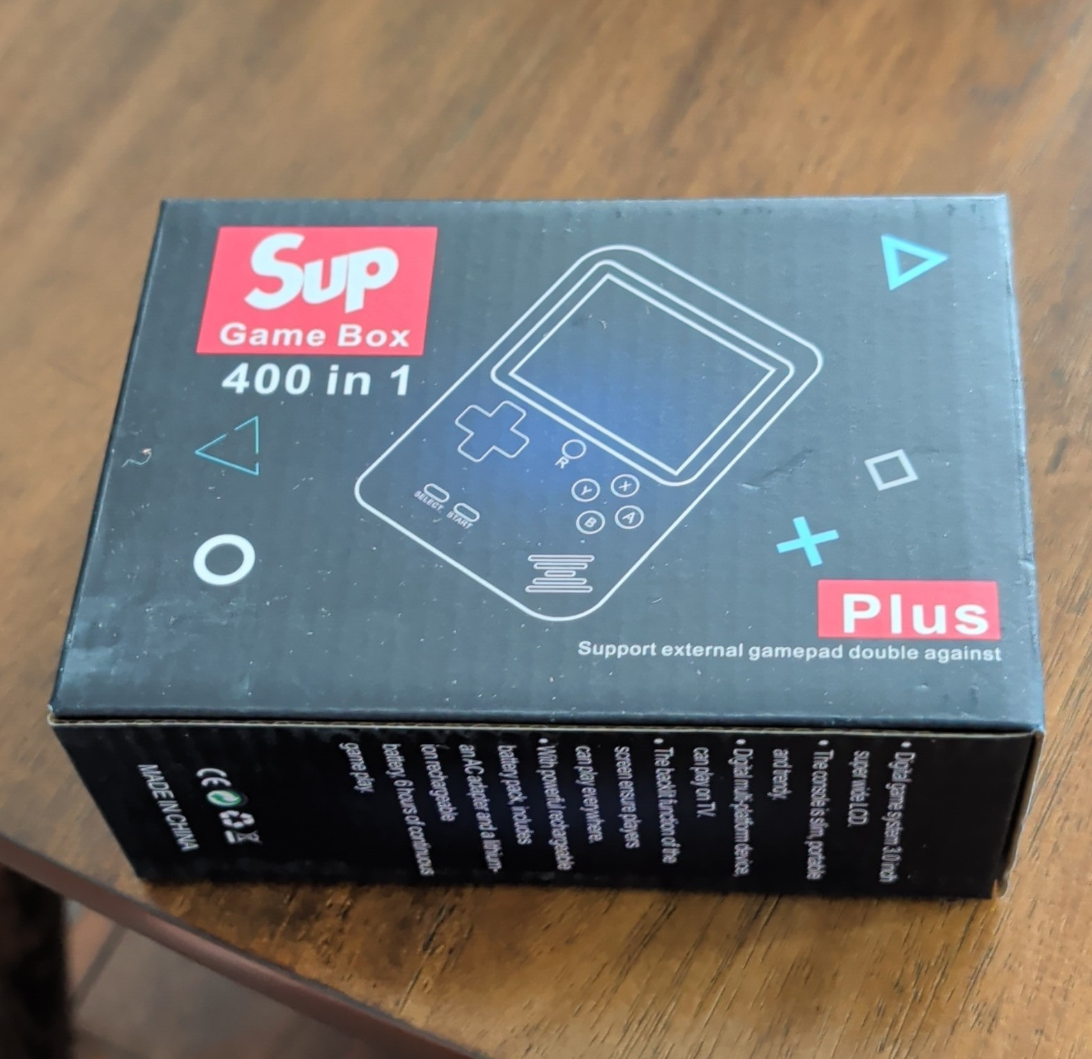 Sup Game Box 400 in 1 Plus Handheld Console 3.0″ LCD Backlit Rechargeable