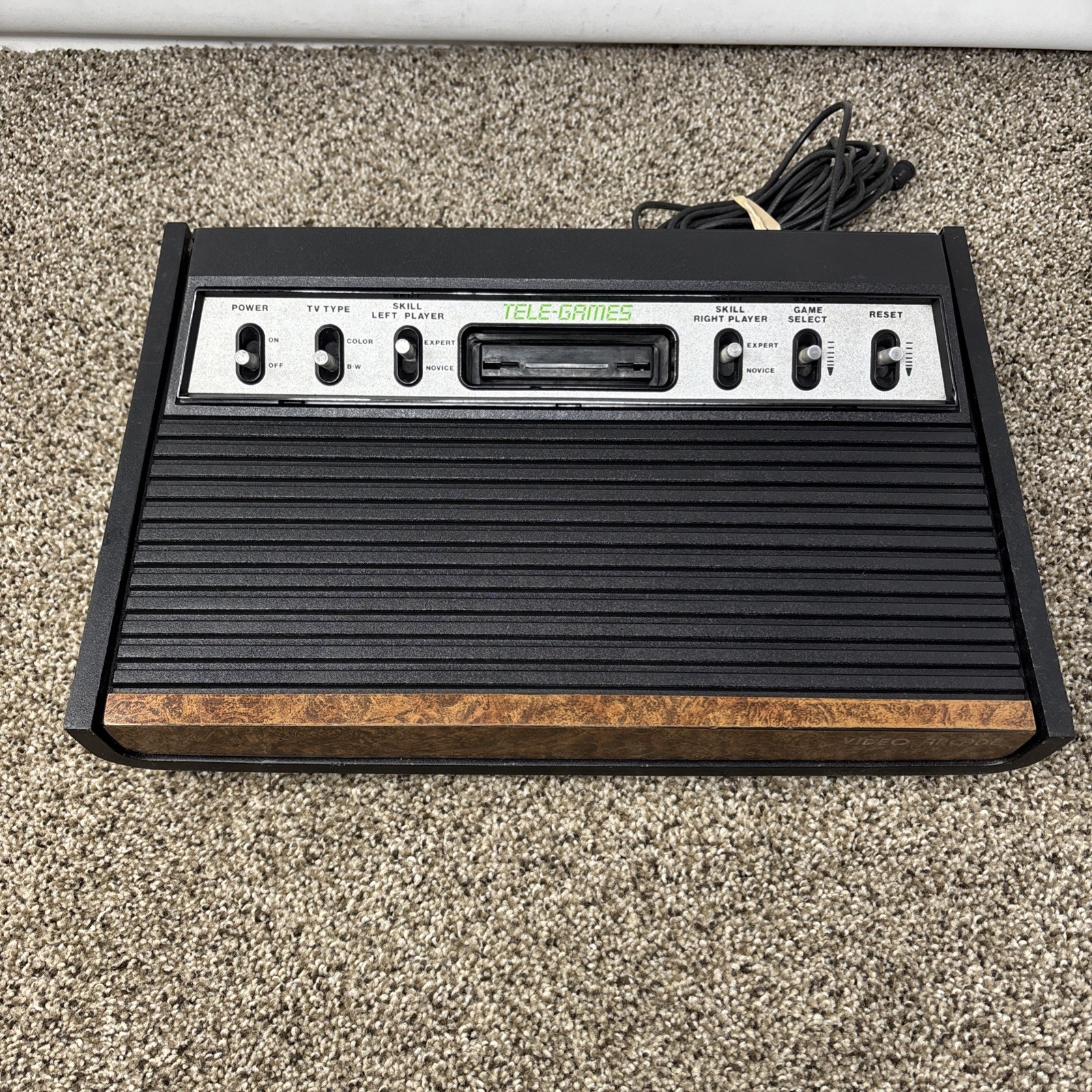 Sears Tele-Games Atari 2600 Heavy Sixer Console With Box READ TESTED