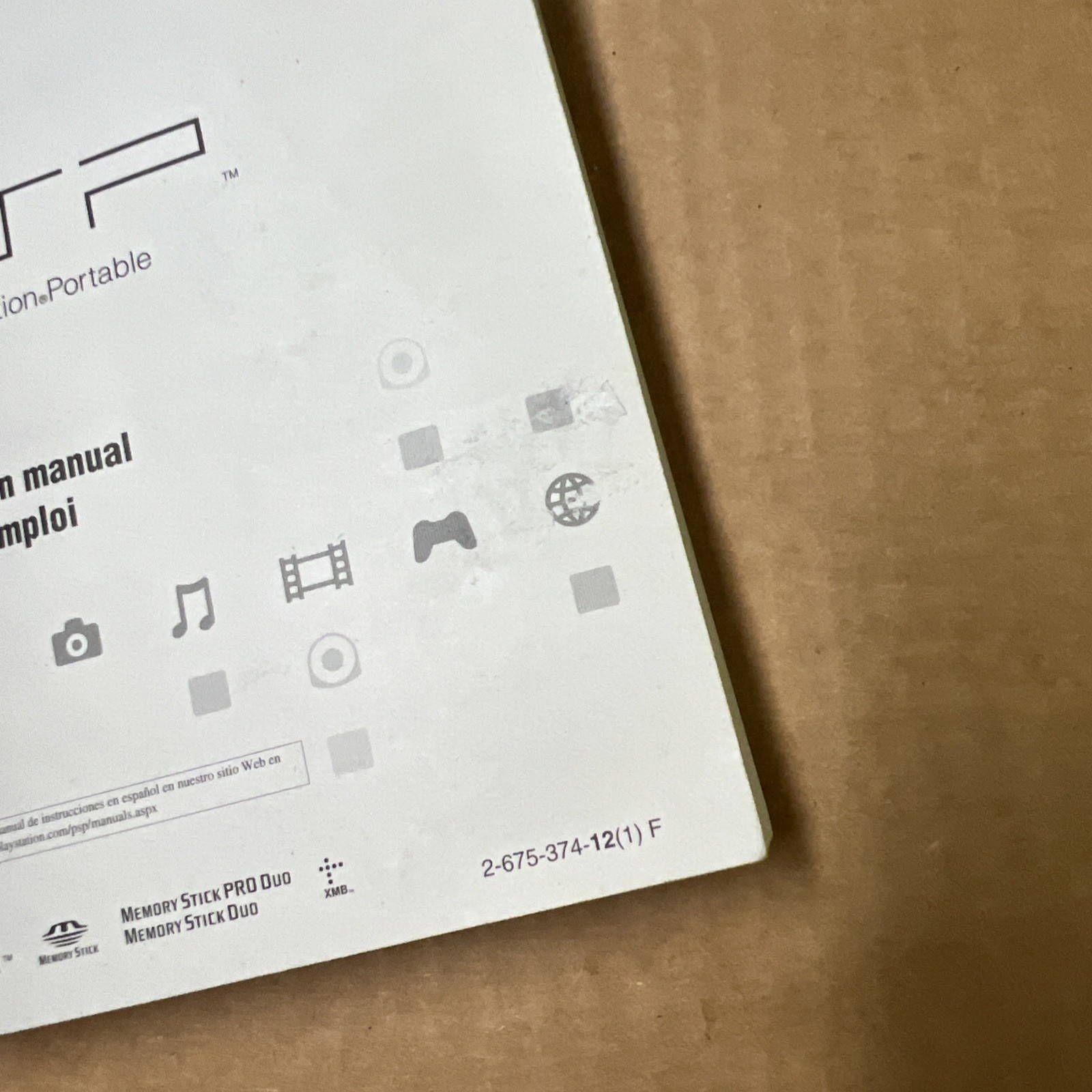 Sony PSP 1001 Handheld System Instruction Manual Owner’s Book