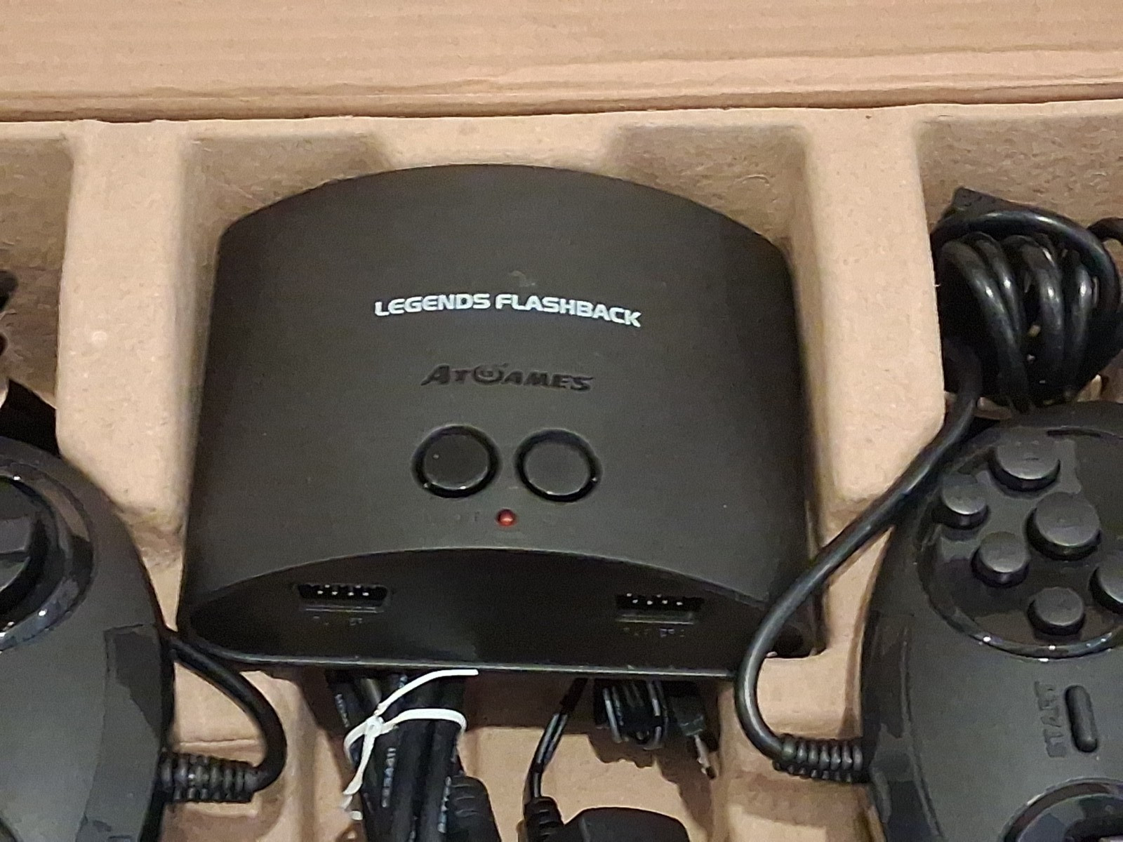 AtGames Legends Flashback HDMI Console Built-in Games with 2 Controllers