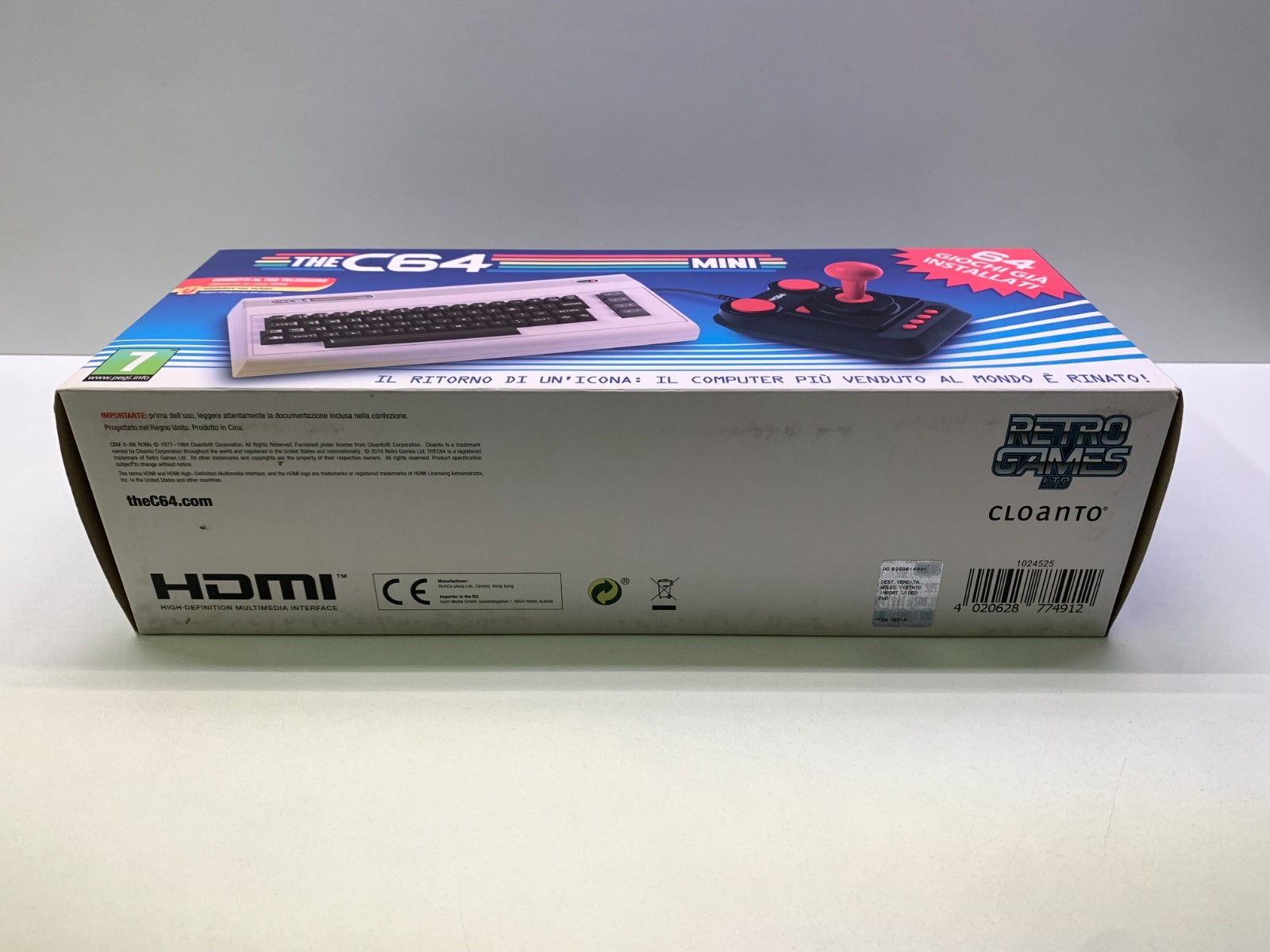 MINI COMMODORE 64 CONSOLE – C 64 – PAL REGION FREE NEW AVAILABLE NEW