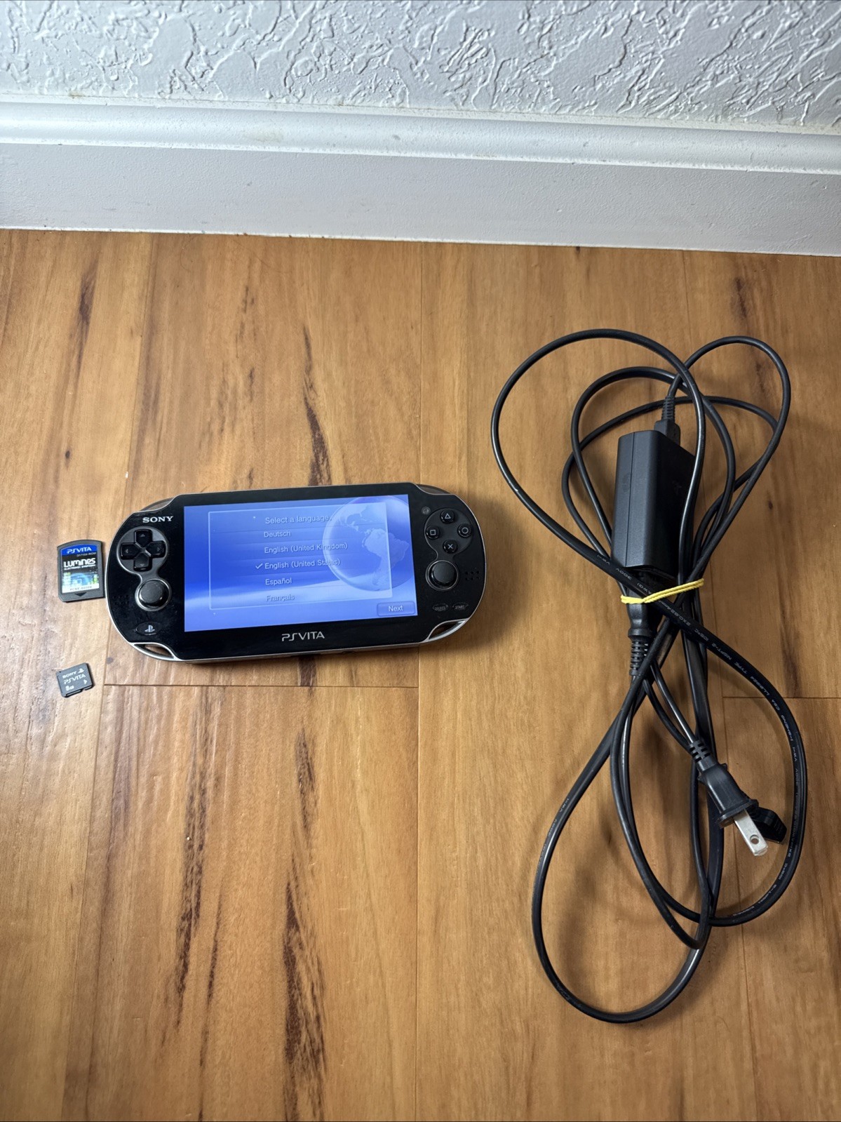 Sony Playstation Vita Slim PS Vita PCH-1101 Handheld Console Gaming System Black