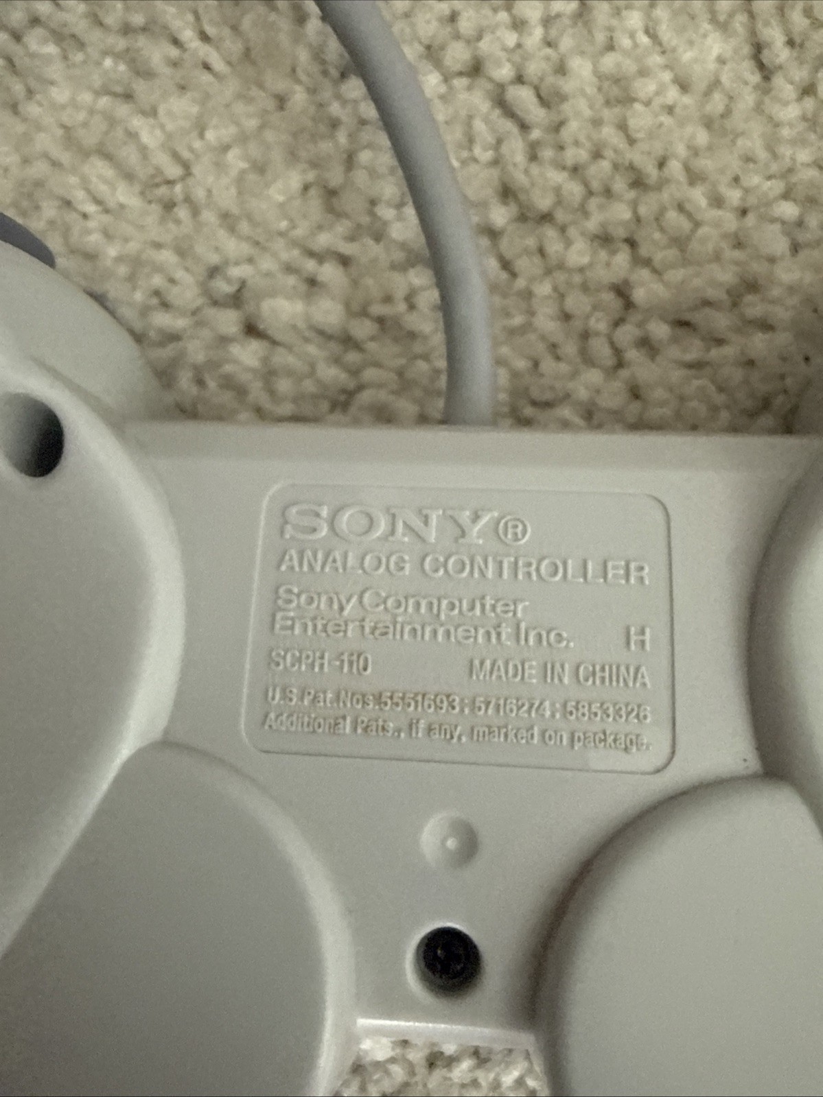 Sony Playstation 1 PS One SCPH-101 Slim Console Bundle – Controller/ 2 Mem Cards