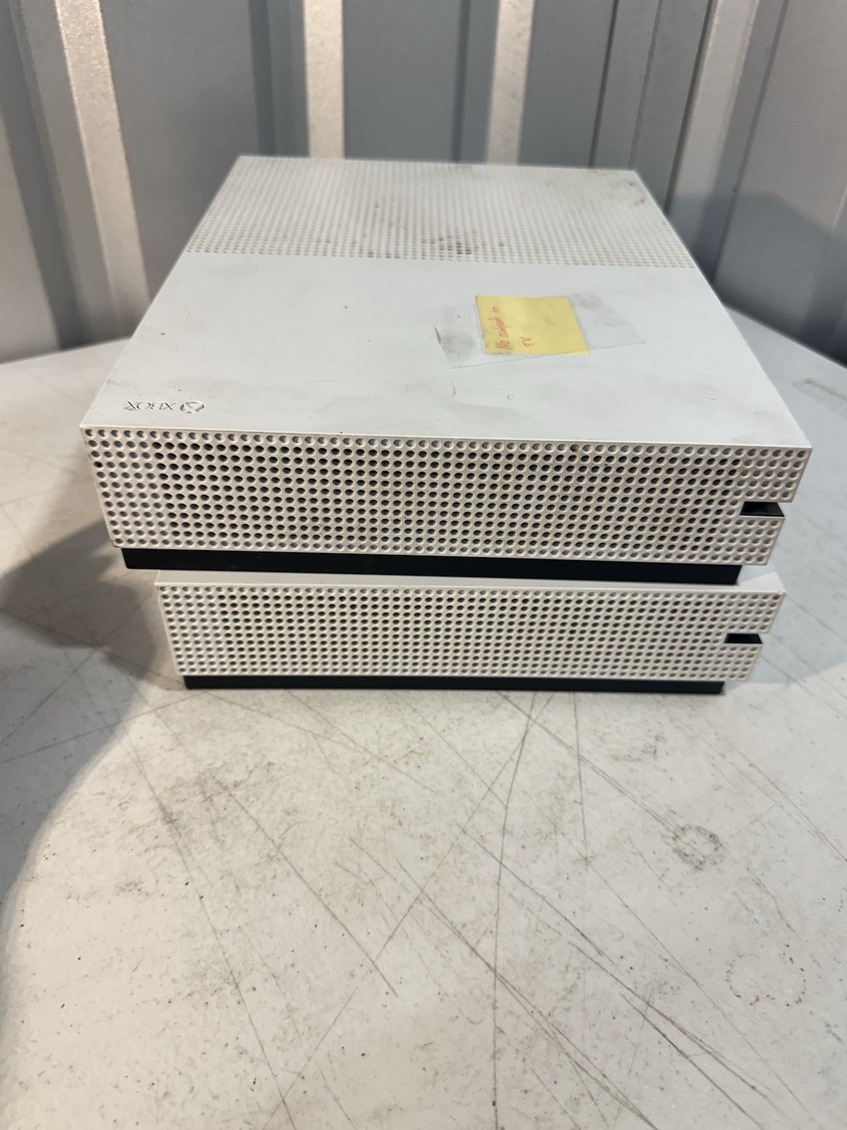 2x Xbox One S Console Lot Model 1681 Parts Repair No Display Read