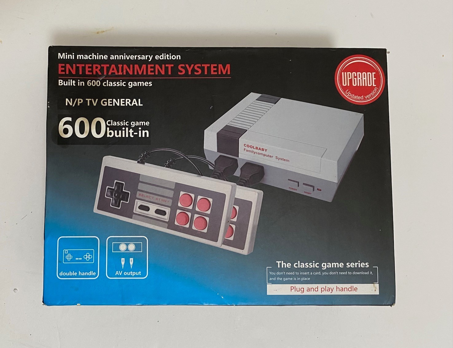 MiniGame Anniversary Edition Retro Game Entertainment System w Converter/Cable
