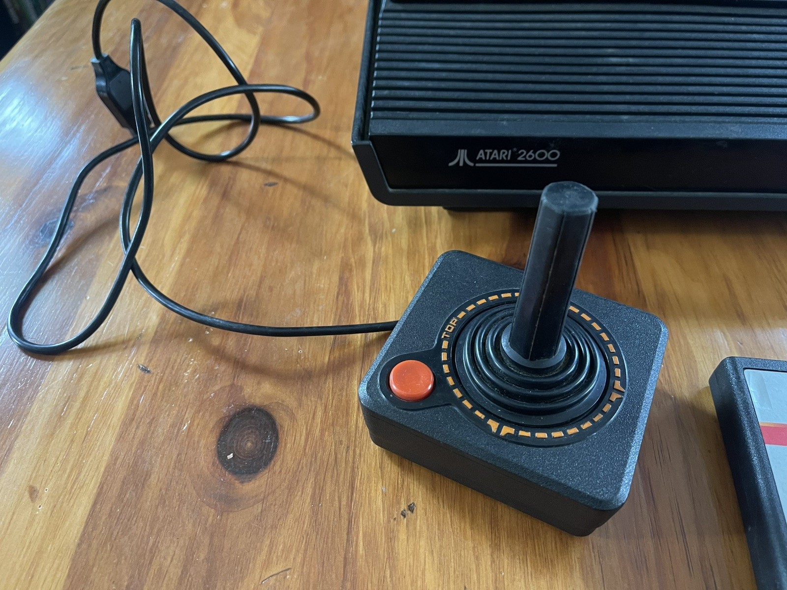 Atari 2600 AV Mod Composite Video, Recapped + Joystick + Real Sports Soccer