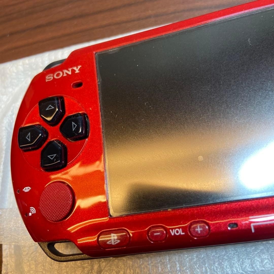 SONY PSP 3000 Value Pack Red Black Console Japan Import PlayStation Portable