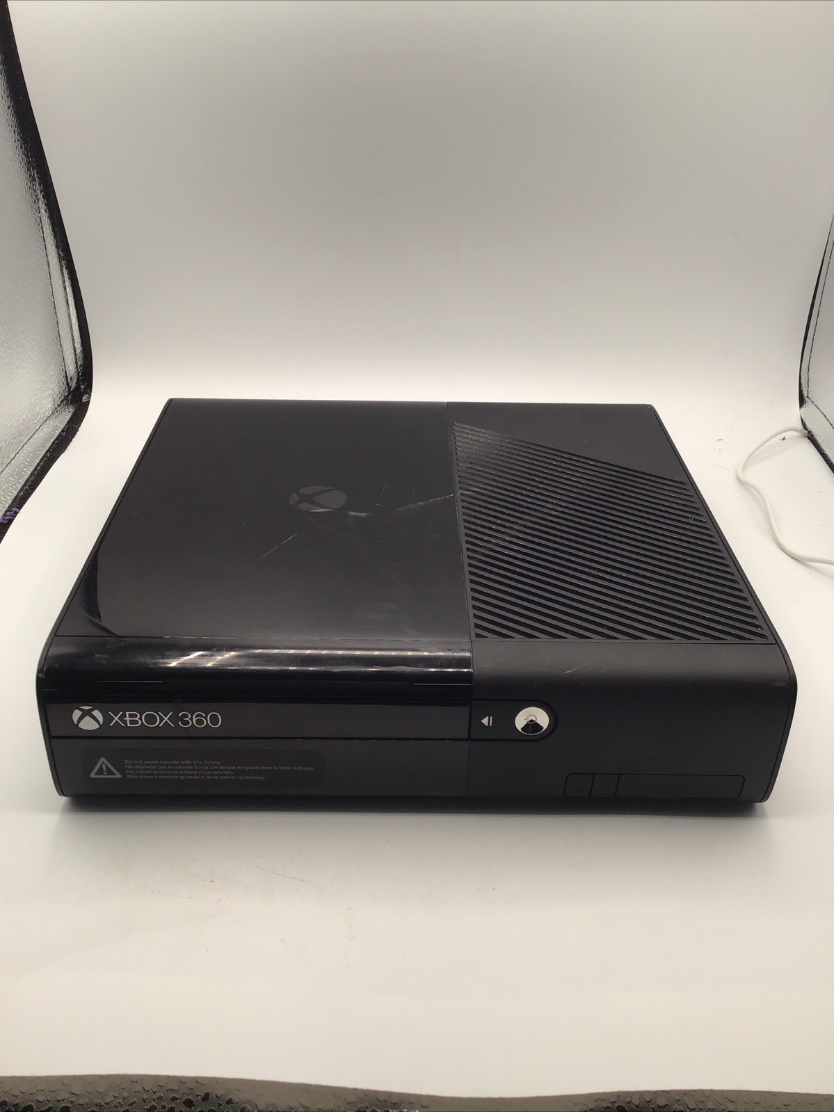 Tested Powers On Factory Reset Microsoft Xbox 360 E 250GB Game Console – Black