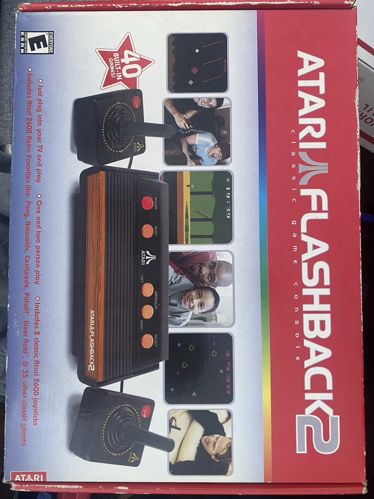 Atari Flashback 2 Classic Game Console complete with 40 Built-In Never Used