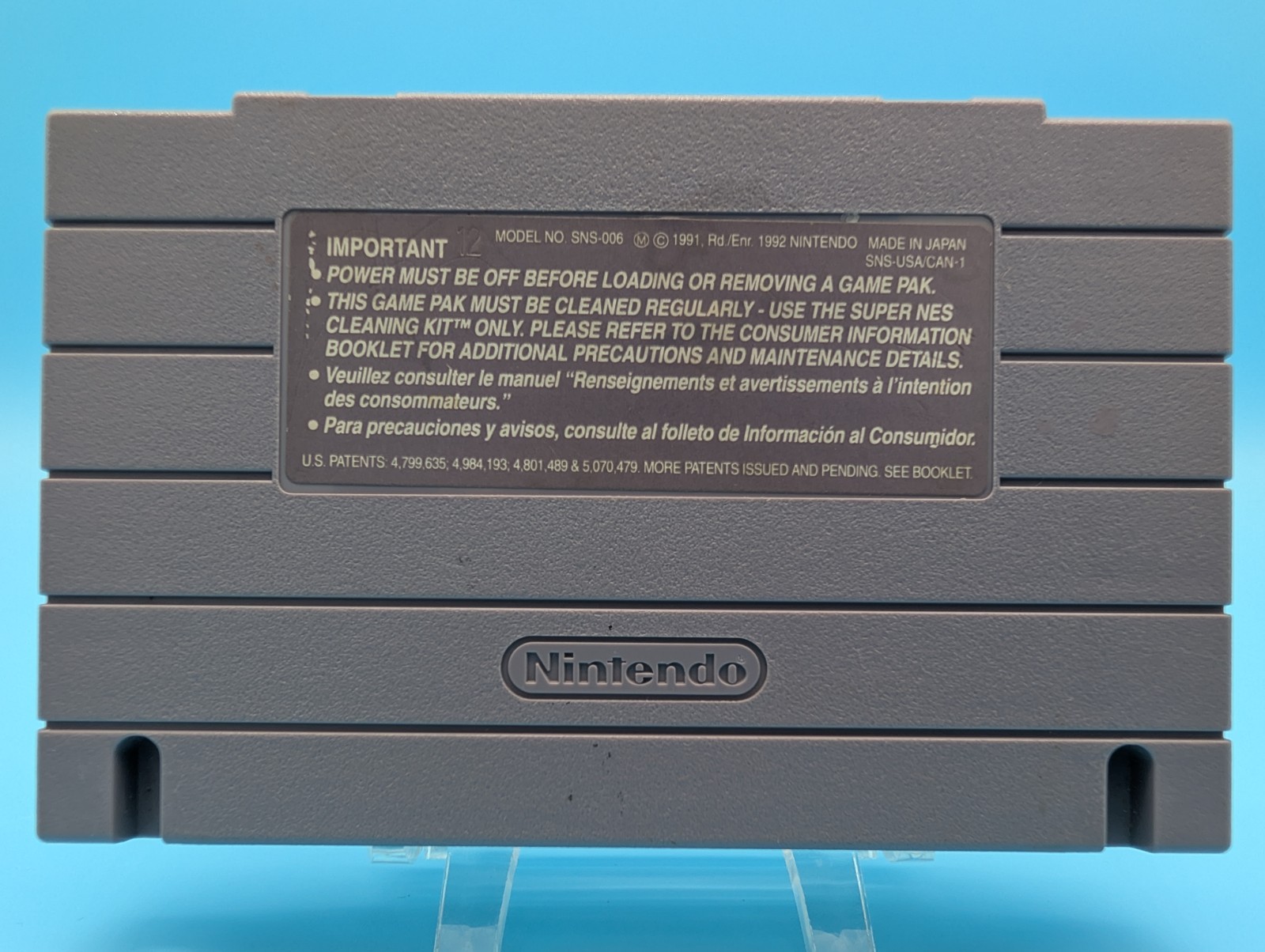 Super Nintendo Entertainment System SNS-001 Bundle with Tetris Attack – Tested