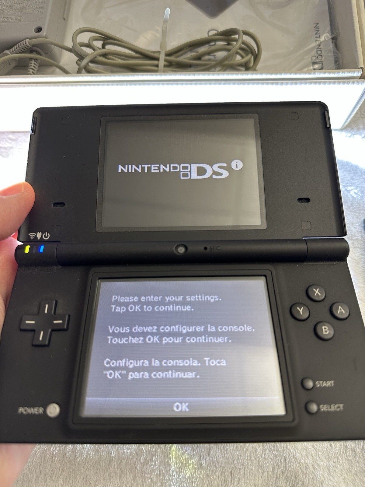 Nintendo DSi Console boxed with manual paperwork extra stylus ADULT OWNED.