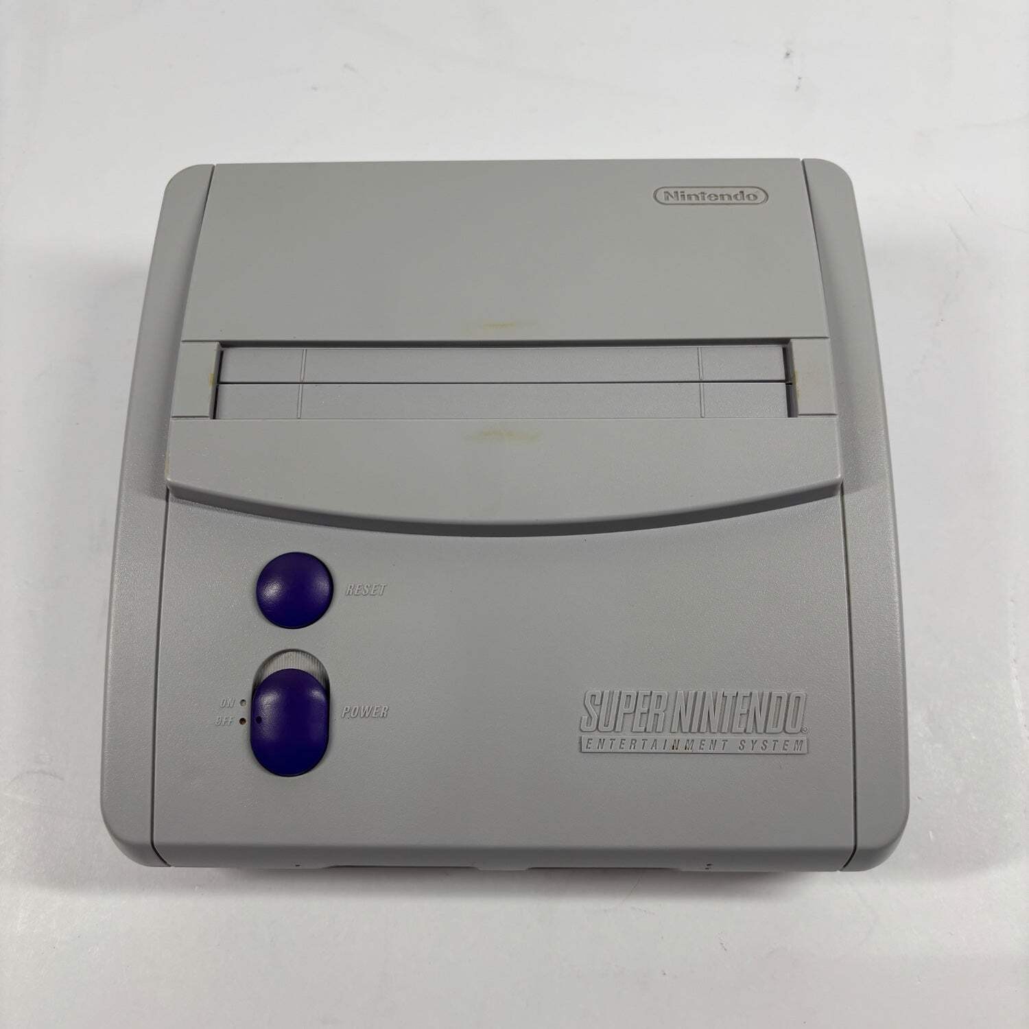 Super Nintendo SNES Control Deck Video Game Console SNS-101 Gray