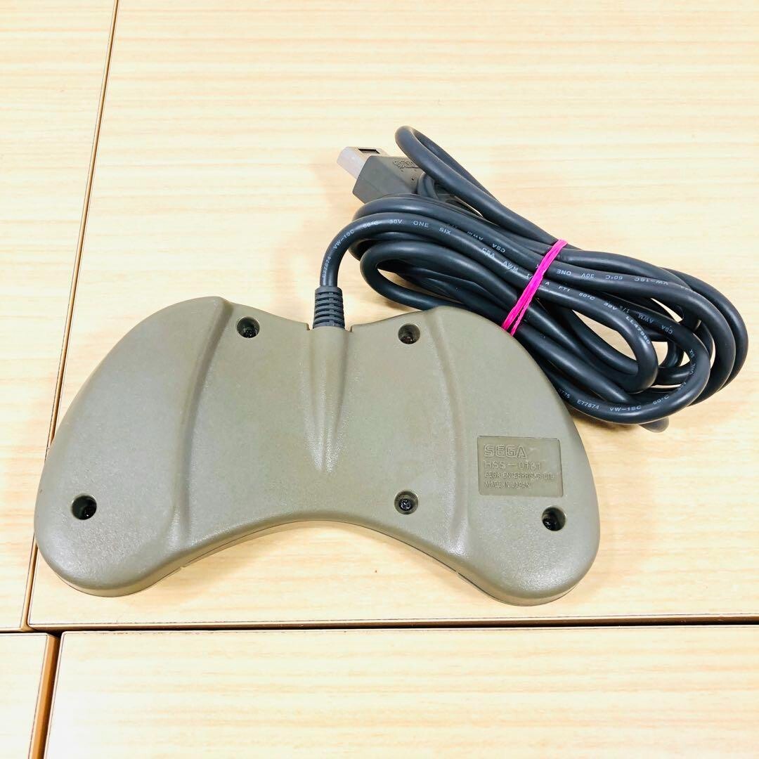 SEGA Saturn Console Controller set Gray HST-3210 Cable Tested Japanese System SS