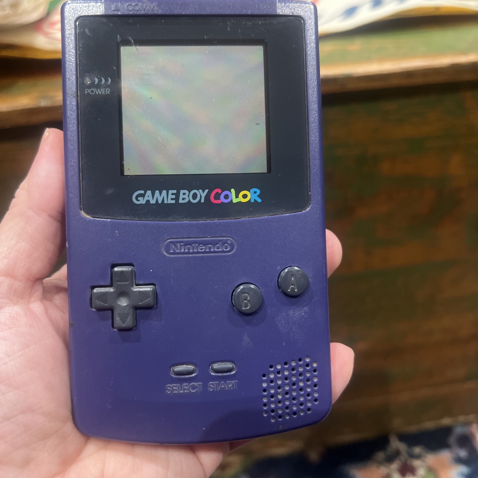 Nintendo GameBoy Color Handheld Condole CGB-001 Grape | TESTED