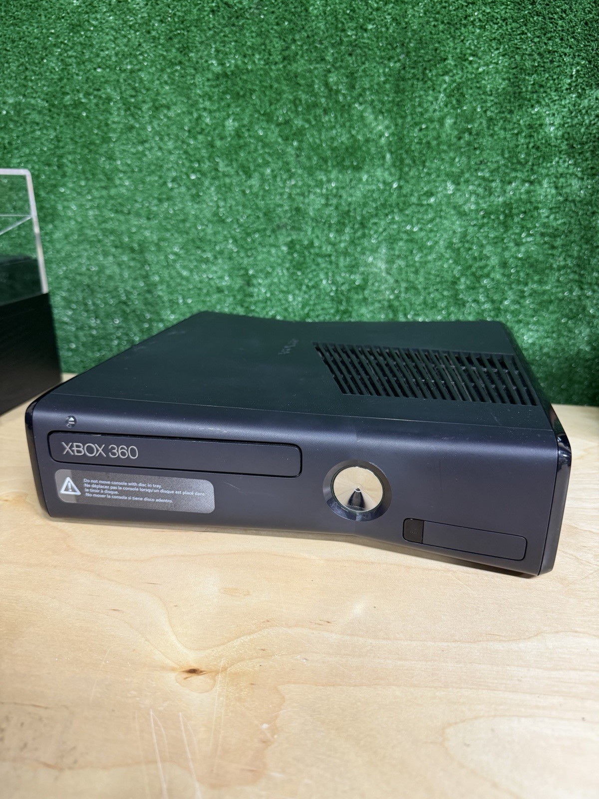 Microsoft Xbox 360 S Slim Matte Black Console Model 1439 – TESTED / WORKS 4GB