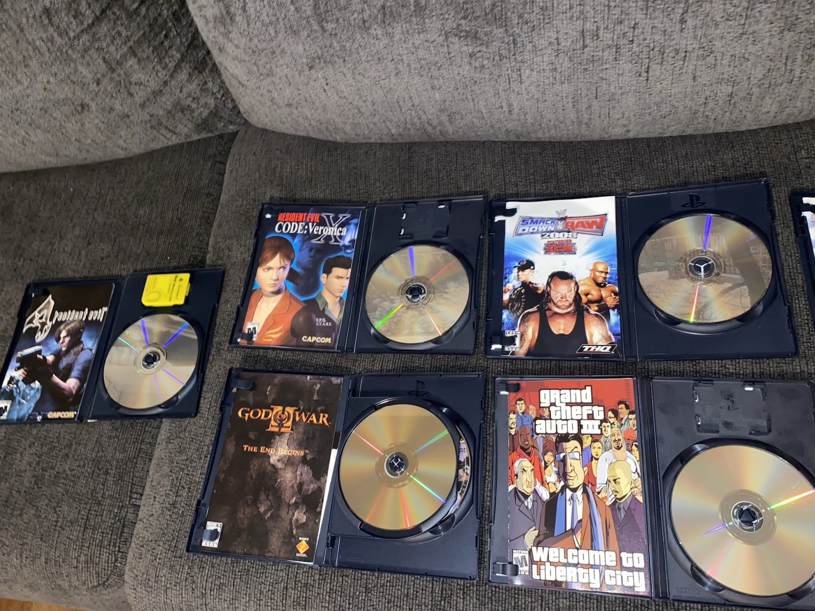 Ps2 Console 3 Controllers 10 Games Tested In Working Condition