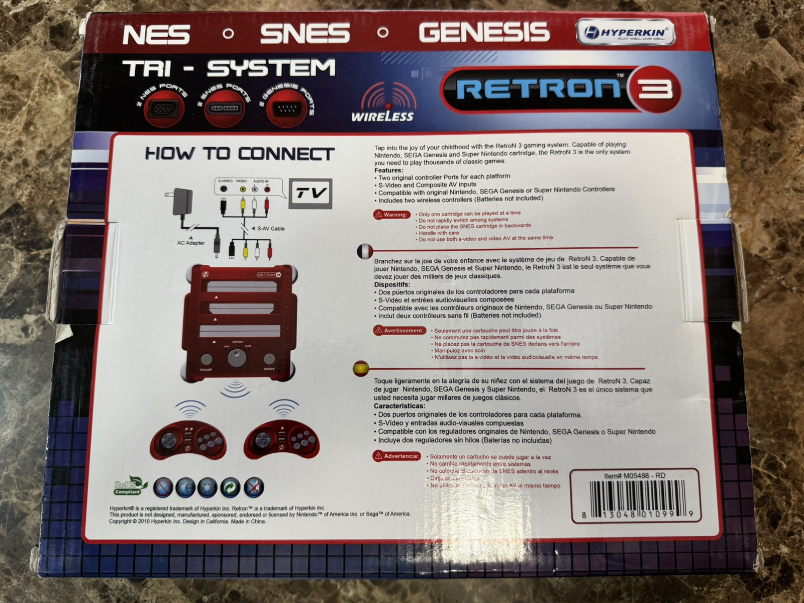 Hyperkin Retron 3 Launch Edition Red Console – CIB! NES – SNES – Genesis