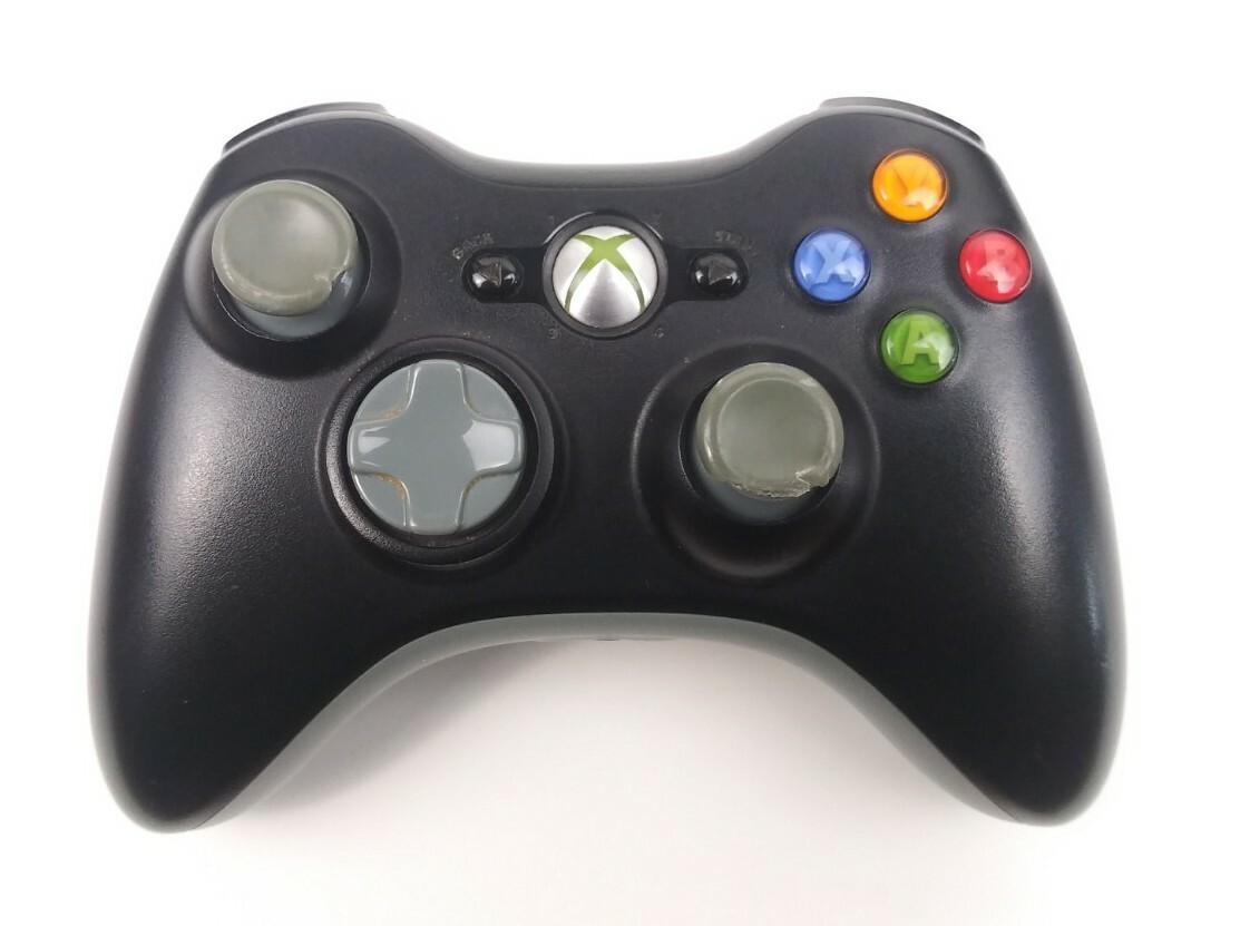 Microsoft Xbox 360 Slim Console 250 GB Black w/ Wireless Controller Lot – Tested
