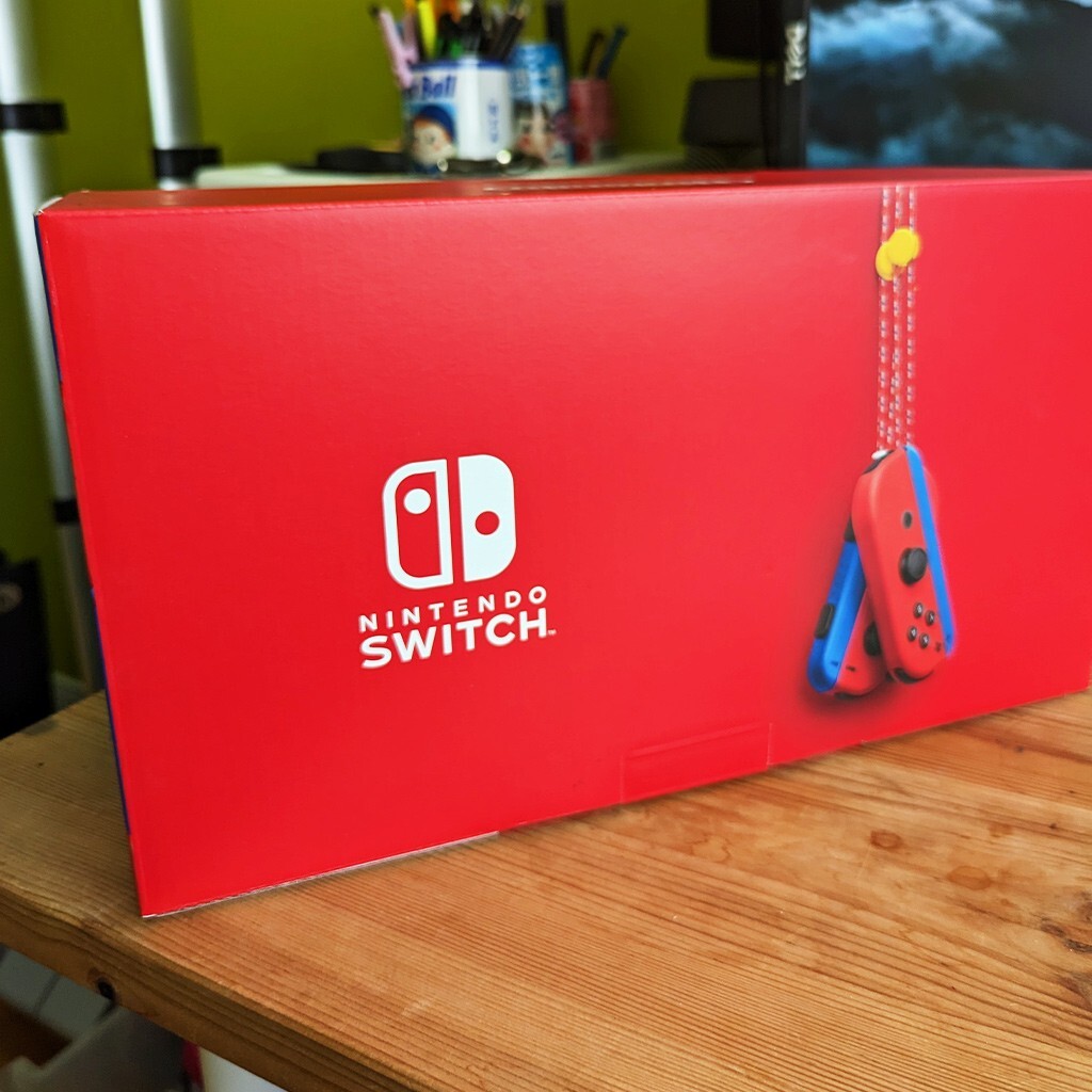 new + free shipping Nintendo Switch Mario Red & Blue Edition – 32GB