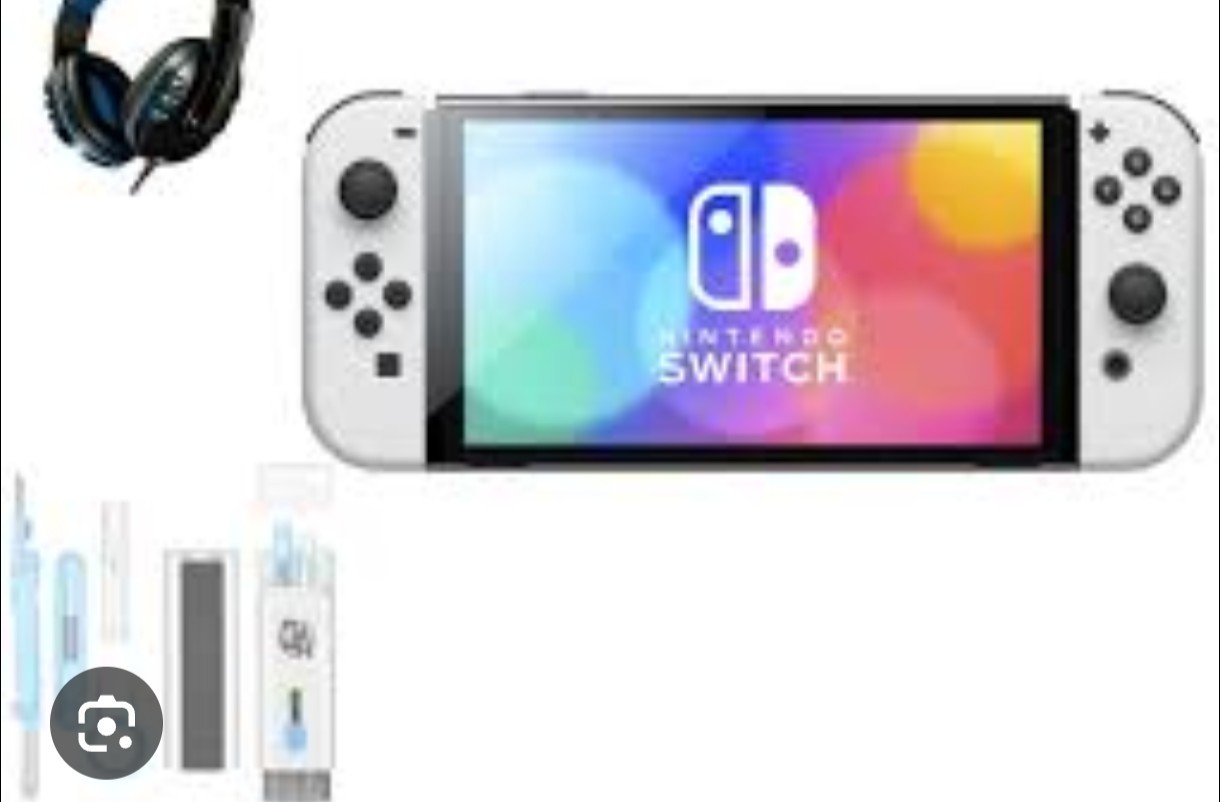 Nintendo Switch OLED Model Handheld Console 64GB White Joy-Con Wi-Fi Region Free