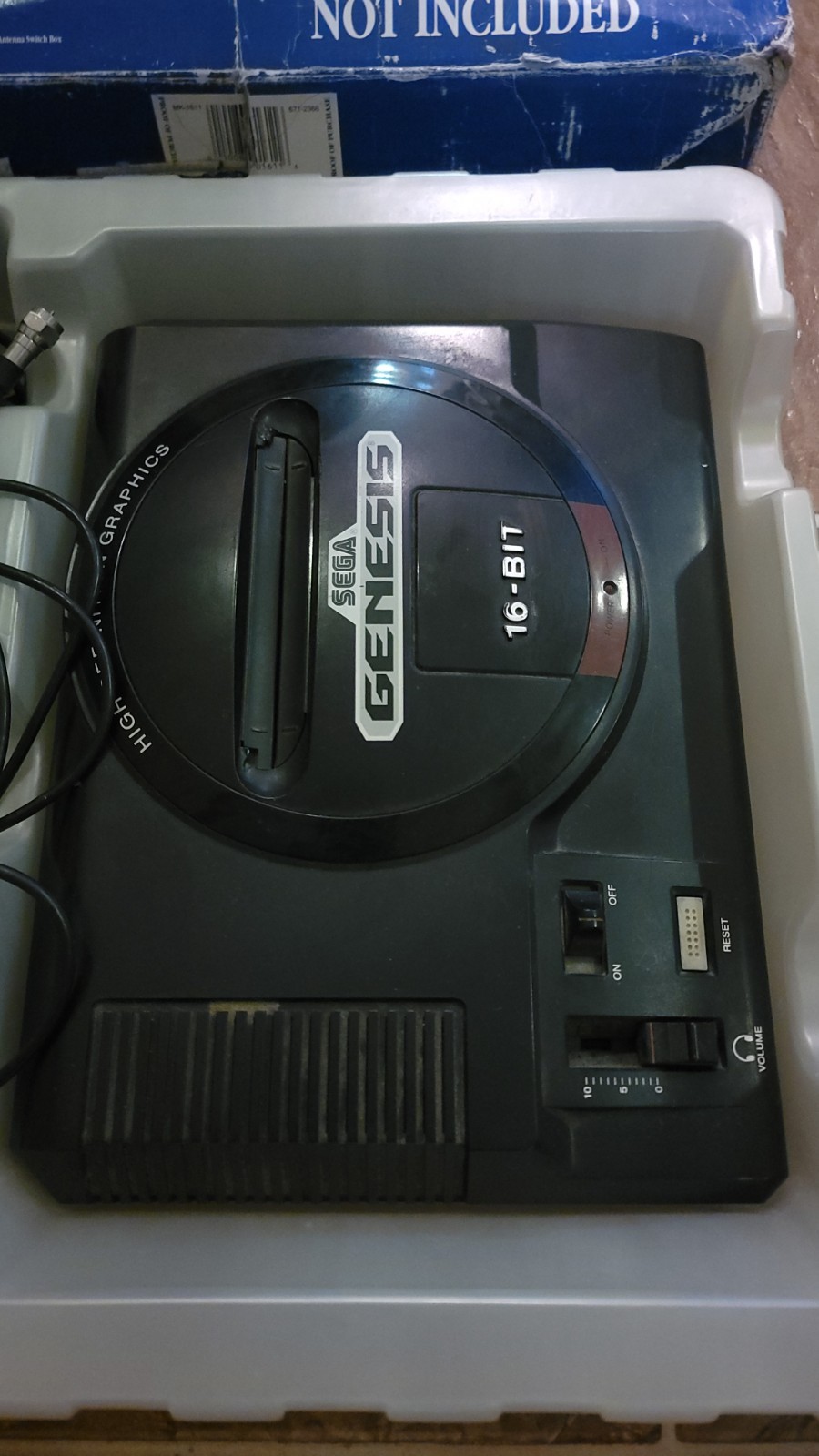 Sega Genesis The Core System Box Plastic Tray And System NO Controller READ DESC