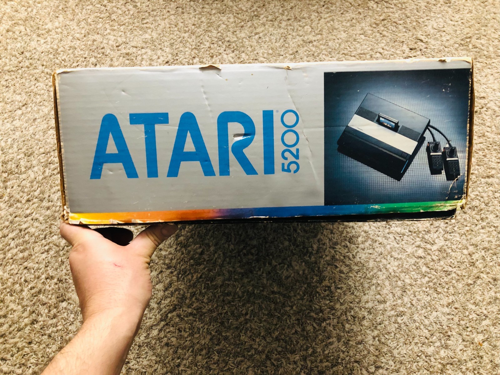 Atari 5200 4 ports Complete CIB W/ 2 Reconditioned Controllers Fully Tested
