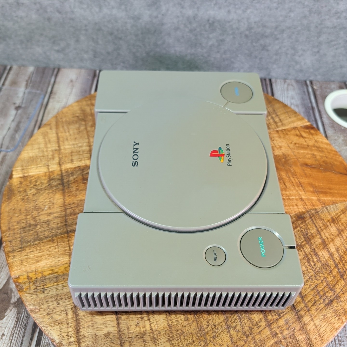 PlayStation 1 PS1 Original Gray Console Only Yellowed Tested & Works!