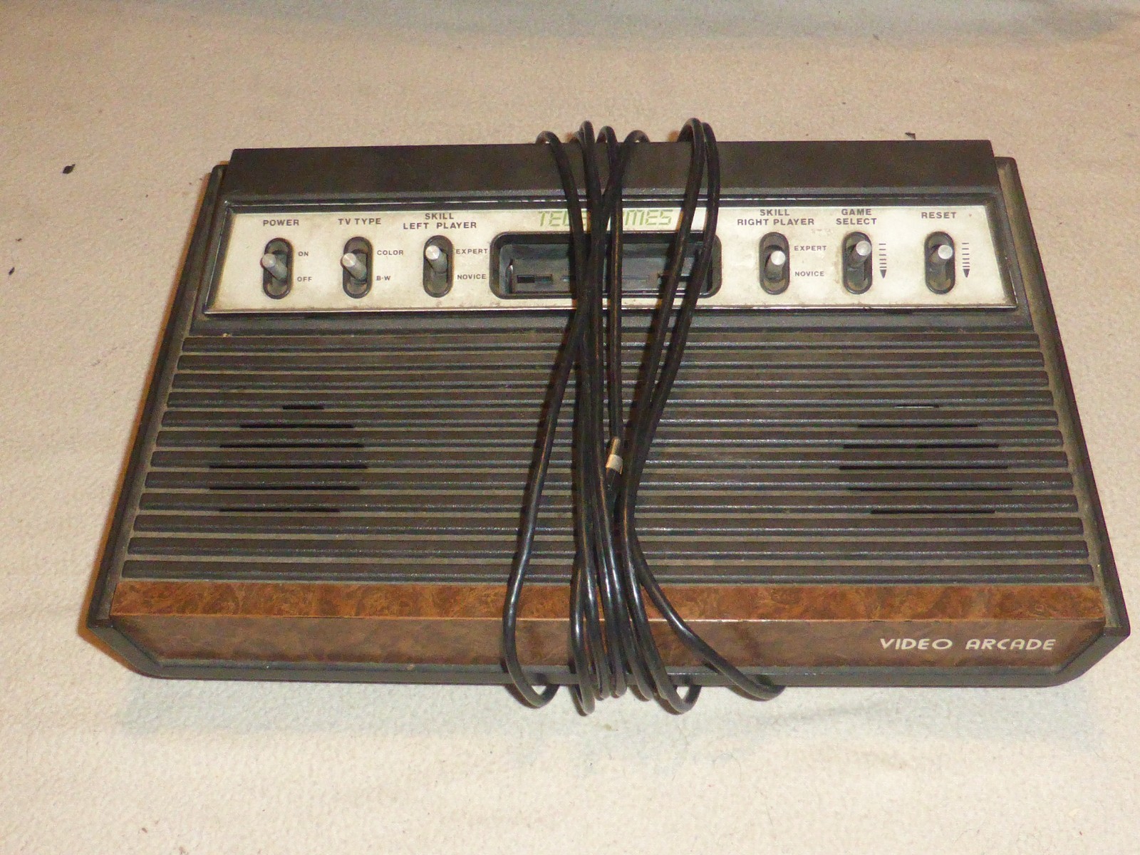 VINTAGE ATARI 2600 SEARS TELEGAMES VIDEO ARCADE SYSTEM CONSOLE ONLY TAIWAN