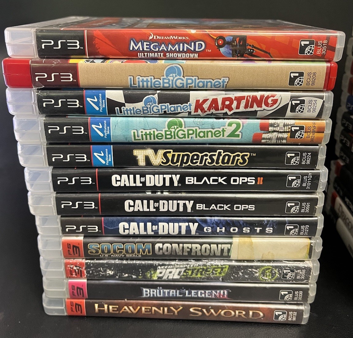 SONY PS3 CONSOLE Bundle: 40GB CONSOLE Model:CECHG01,Controller, Wires & 25 Games