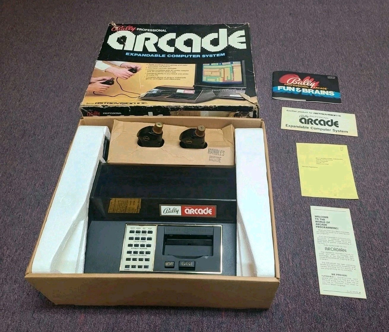 Bally Professional Arcade Computer Expandable System Astrovision (Untested)