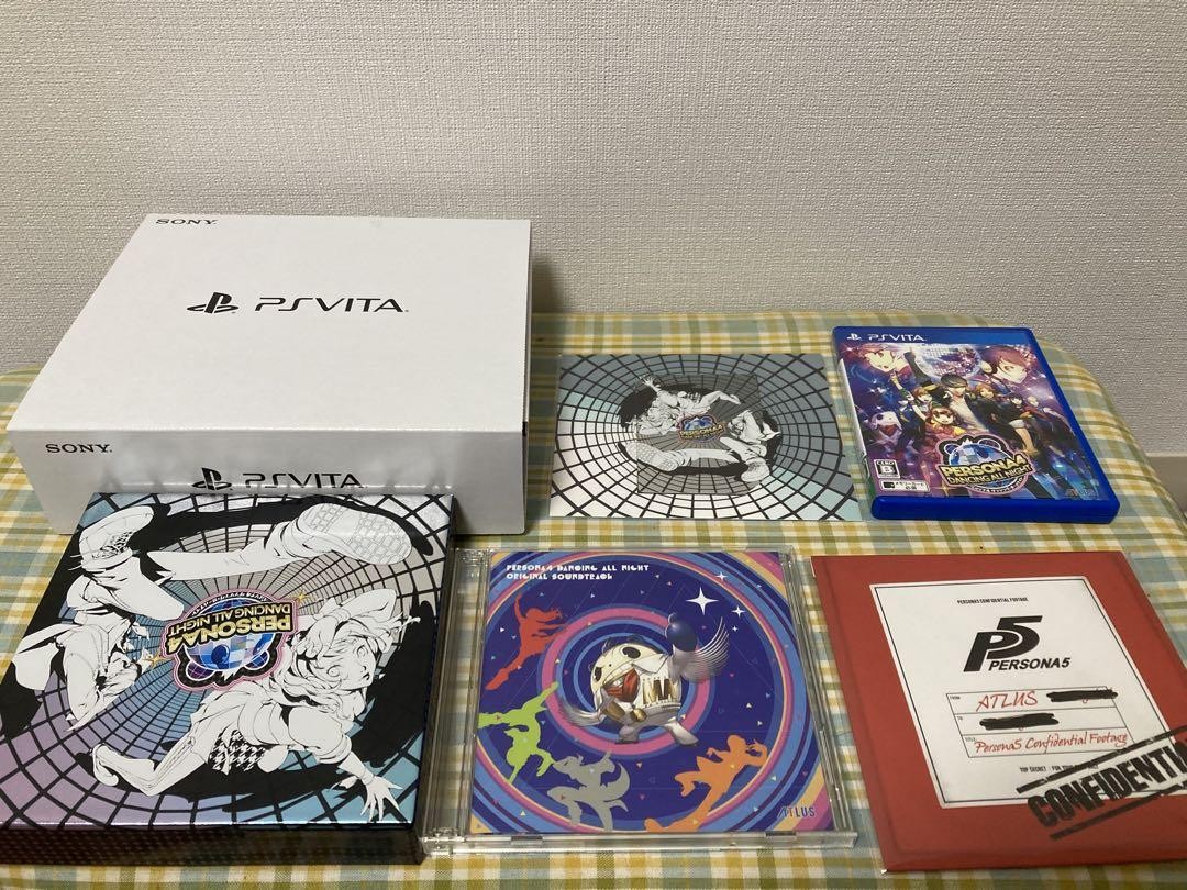 Vita Wi-Fi Console PERSONA 4 Dancing All Night Premium Crazy Box JP