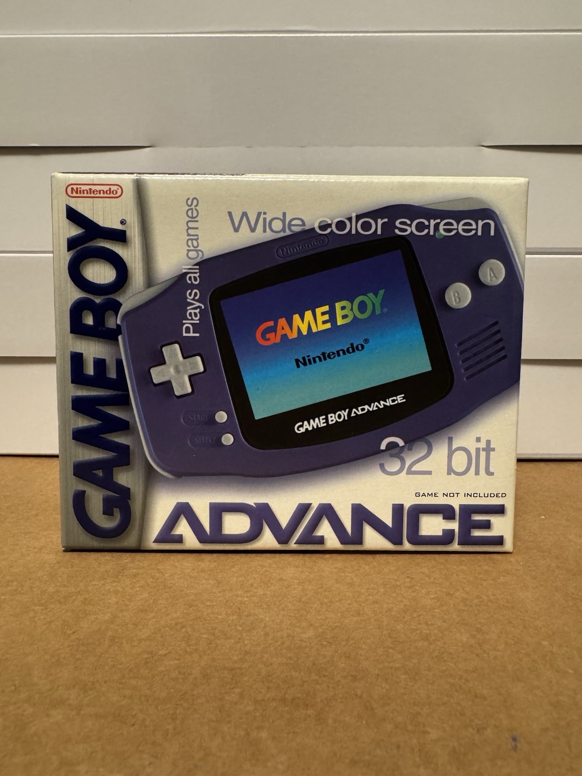 Nintendo Game Boy Advance Handheld System Indigo Purple Sealed