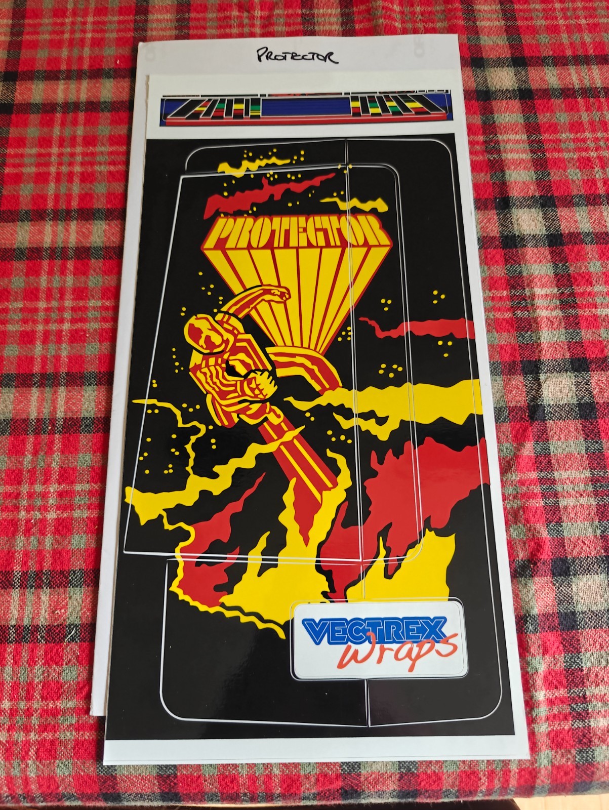 Vectrex Console VectrexWraps Protector, 1st Edition, Limited Wrap Rare 2014