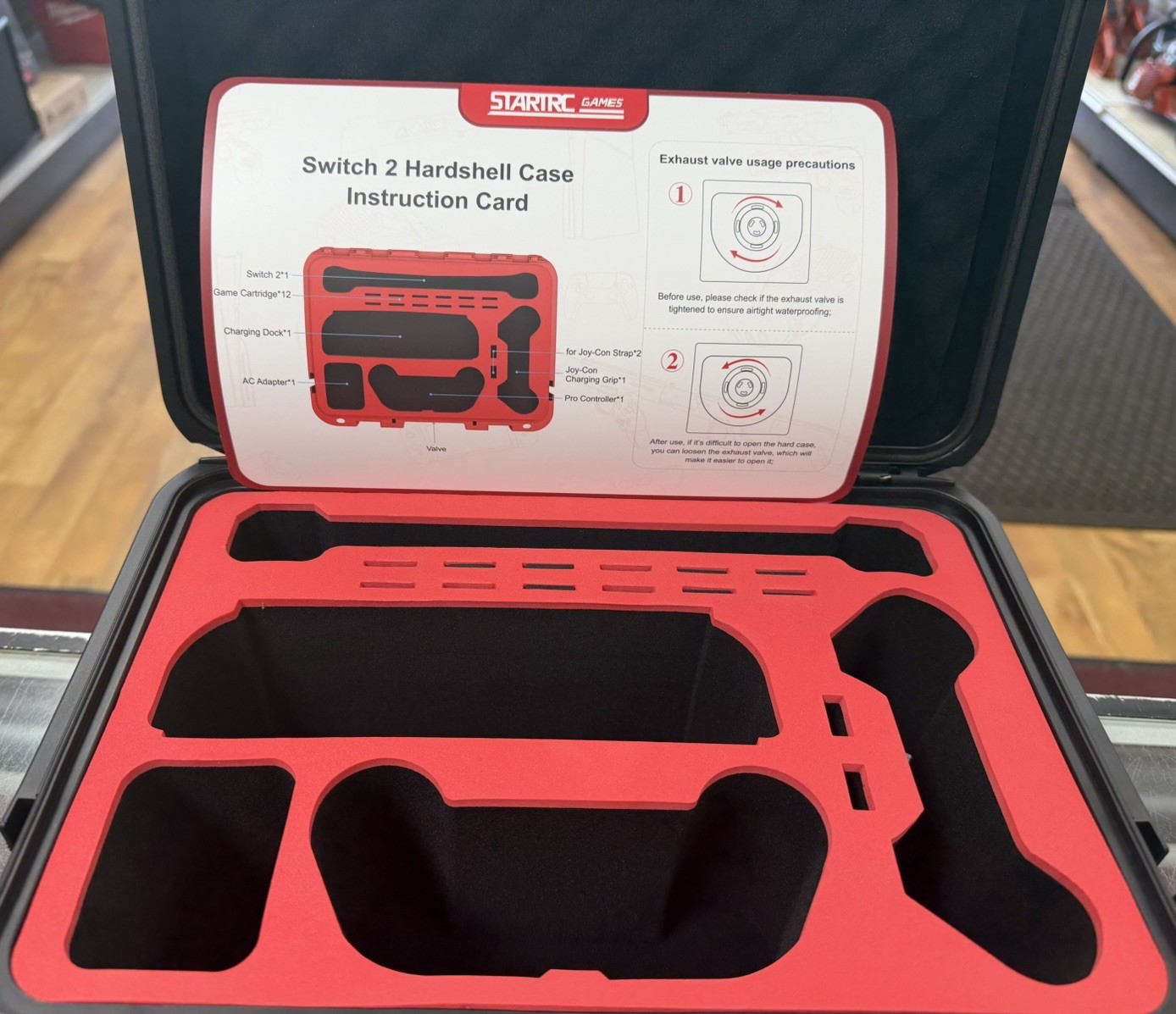 Nintendo Switch Neon Red & Blue Joy-Con with Dock and Charger. Launch model