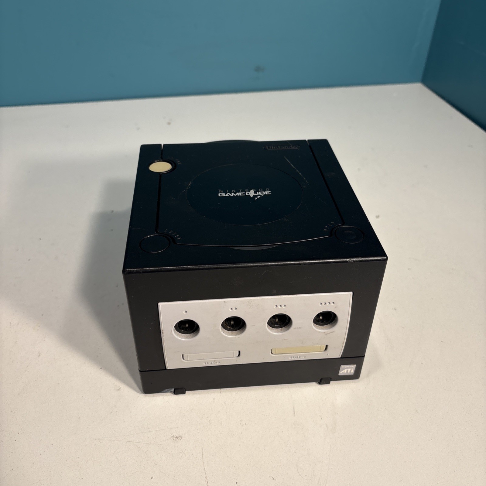 Nintendo GameCube DOL-001 (USA) Black Console Only, Tested/Working – SHIPS FREE!