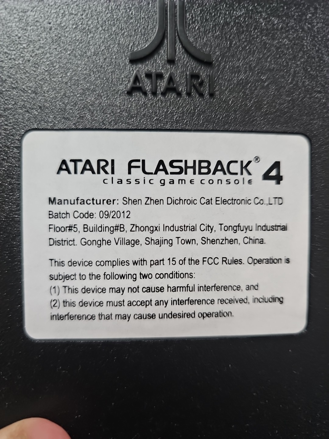 Atari 40th Anniversary Edition Flashback 4 Classic Game Console 75 Games Poster