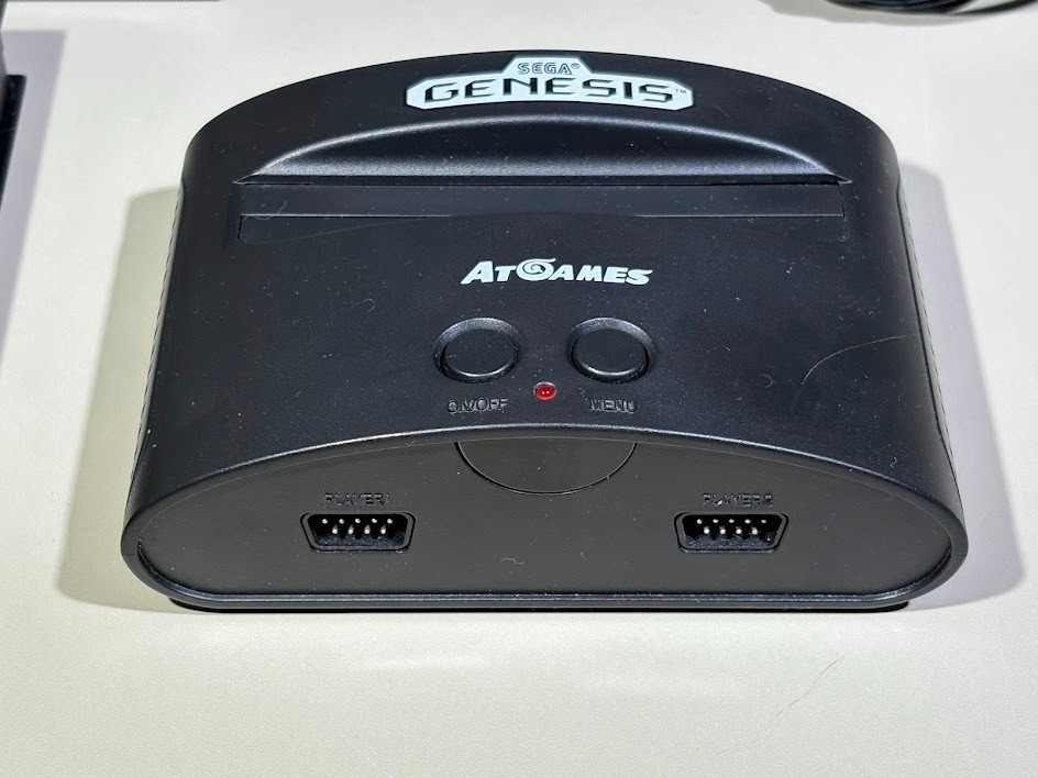 Sega Genesis Classic AtGames Bundle – Works Perfectly – NBA 94 & Madden 92
