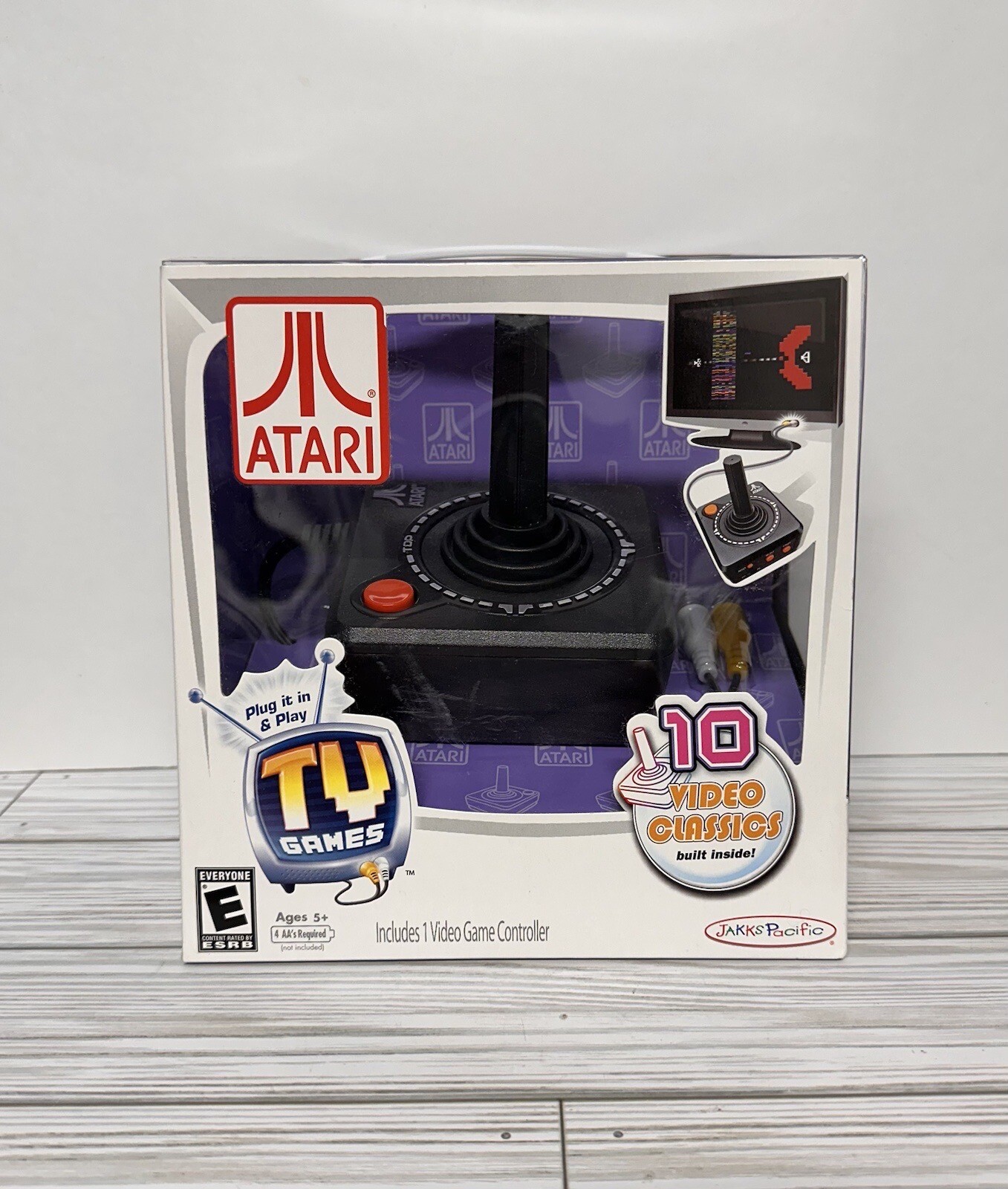Atari Plug In And Play TV Games. 10 Video Classics Built Inside.