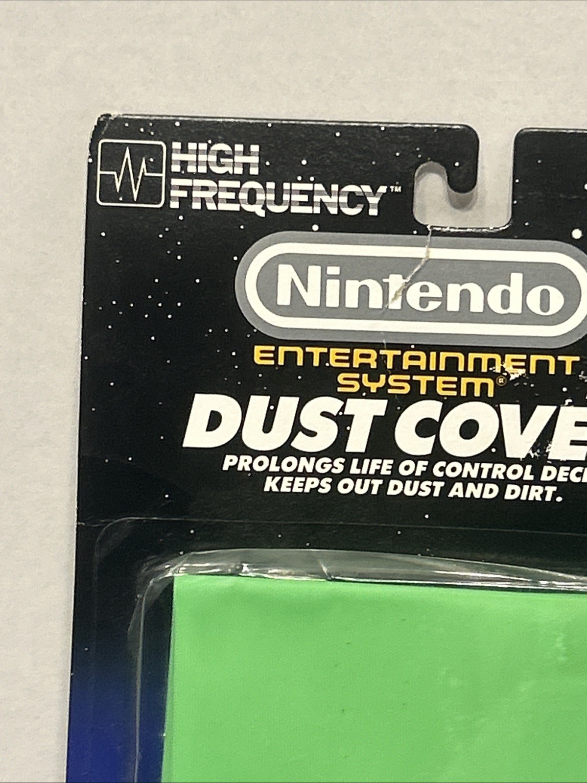 Nintendo NES Green System Console Dust Cover (Very Rare) TOYS R US 1990