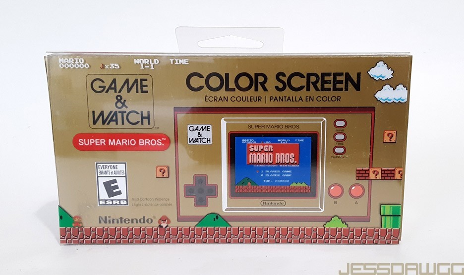 new Nintendo Game & Watch Super Mario Brothers portable handheld 80s retro bros