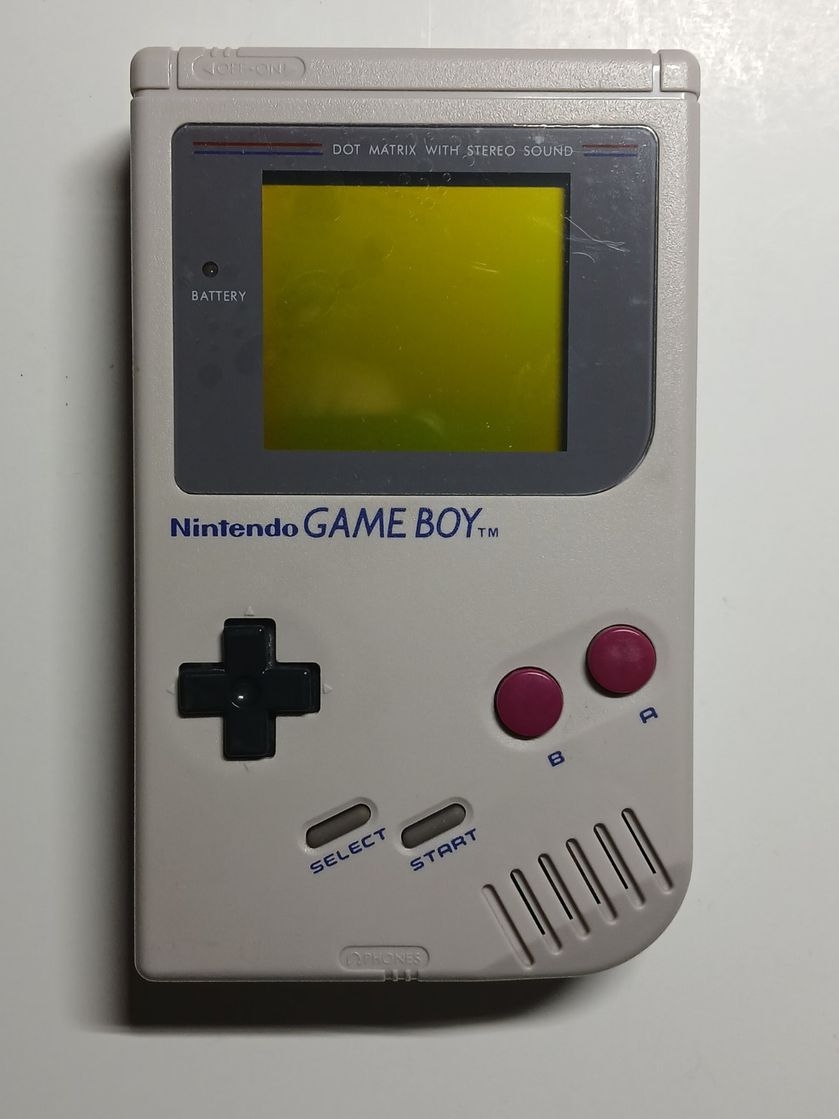 Nintendo Game Boy DMG-01 Gray original Cleaned Brand new lens almost flawless