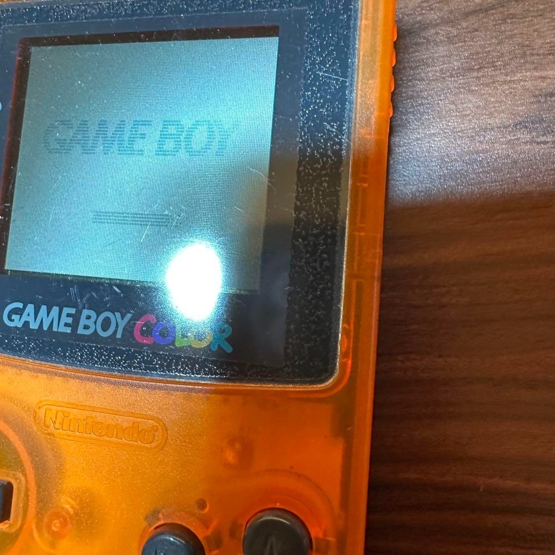 Game Boy Color Clear Orange & Clear Black Console IGamtem Number 4572