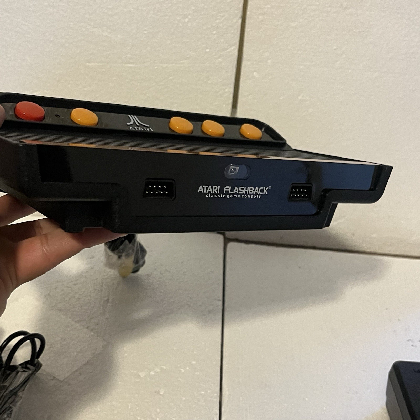 Atari Flashback 4 Classic Game Console with 2 Wireless Controllers Tested Works