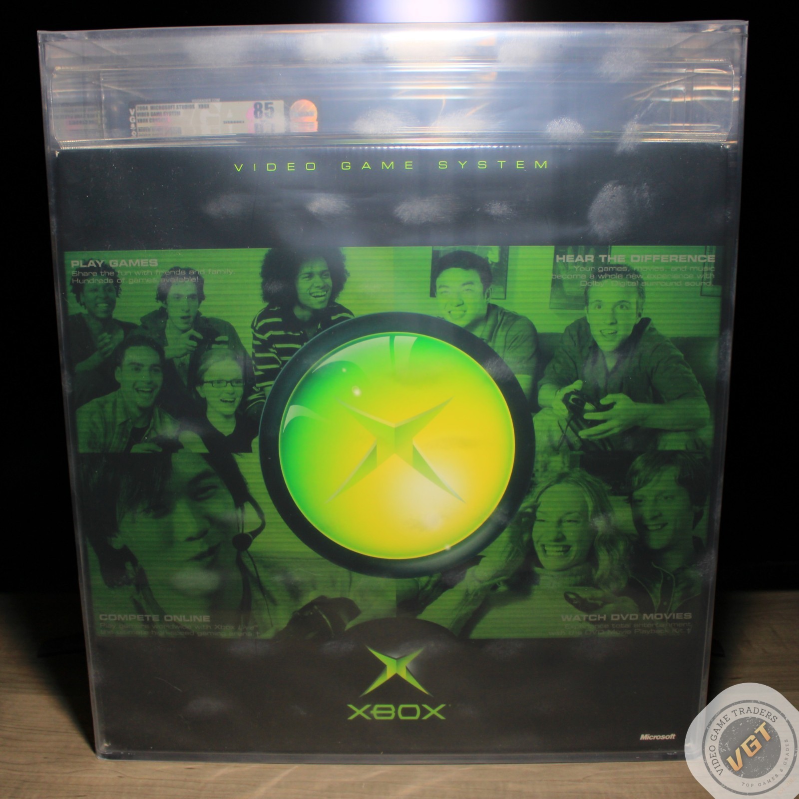 VGA 85 NM+ – ORIGINAL XBOX Game Console, System 2004 NEW! – FACTORY SEALED!